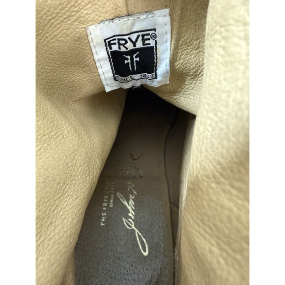 Frye Mens Phillip Harness Moto Biker Boots Size 10 D Back Zip Black Leather - Picture 10 of 14